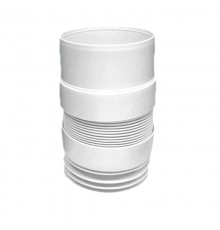 Муфта раздвижная (L180-320мм) гофрированная; вход Дн=110мм, выход с манжетой вставляется внутрь 4/11