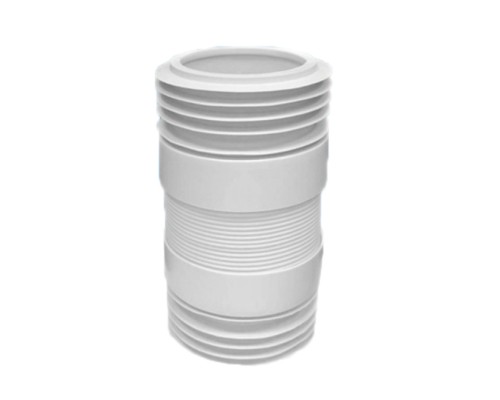 Муфта раздвижная (L180-320мм) гофрированная с манжетой; вход/выход вставляется внутрь 4/110мм трубы