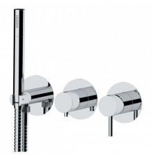 Смеситель для душа Remer X Style (комплект из 4-х артикулов), 2 потребителя, хром
