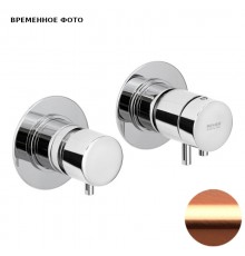 Смеситель для душа Remer X Style XT96RP встраиваемый с термостатом, 2 режима, цвет bruched copper