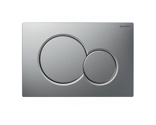 Кнопка смыва Geberit Sigma01 матовый хром лак