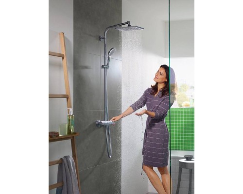 Душевая система HansGrohe HG Crometta Е 240 1jet Showerpipe с термостатом хром