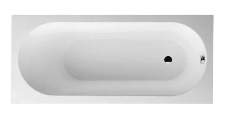Ванна квариловая Villeroy & Boch Oberon Solo 160x75 см с ножками белая UBQ160OBE2V-01