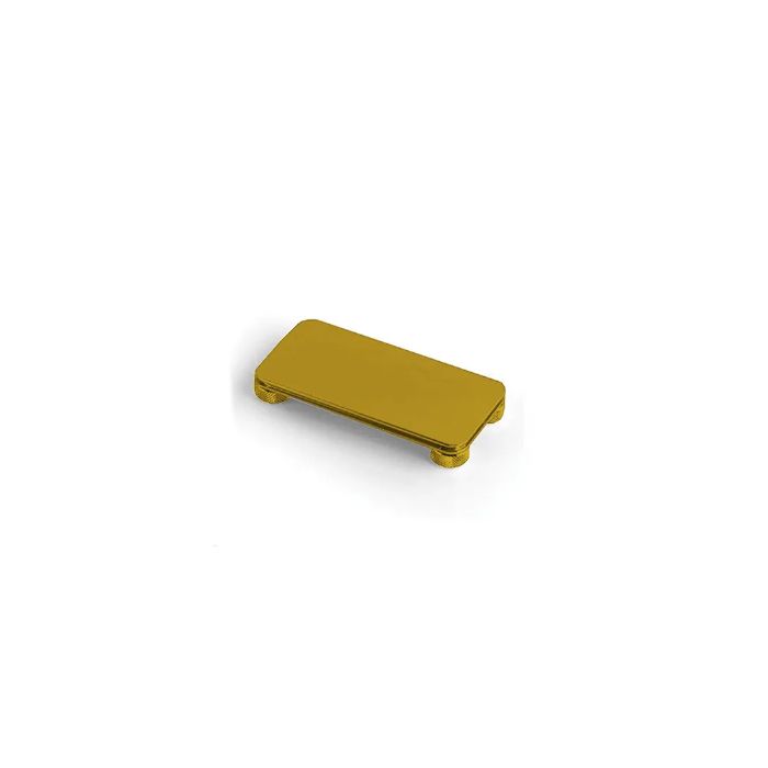 Мыльница Bertocci Officina 01 124x60x16 мм матовое золото 12775315050
