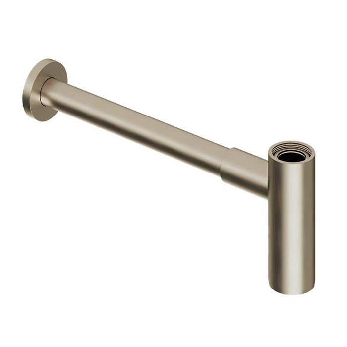 Сифон для раковины Cisal Complementi бутылочный Satin Brushed Nickel ZA0040702A