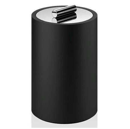 Емкость Decor Walther Stone 165x165x100 мм черный матовый/хром 0971464