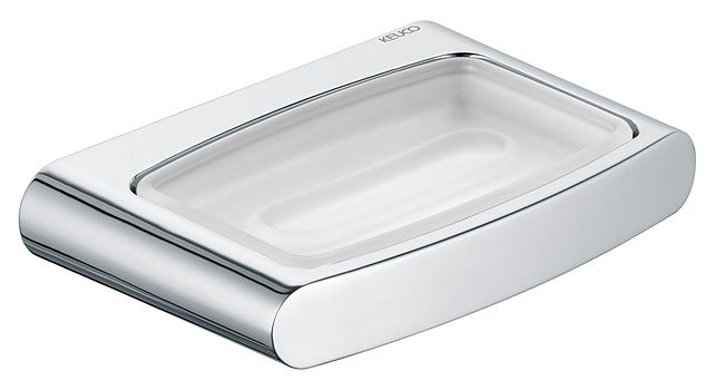 Мыльница настенная Keuco Elegance матовый хрусталь хром 11655019000