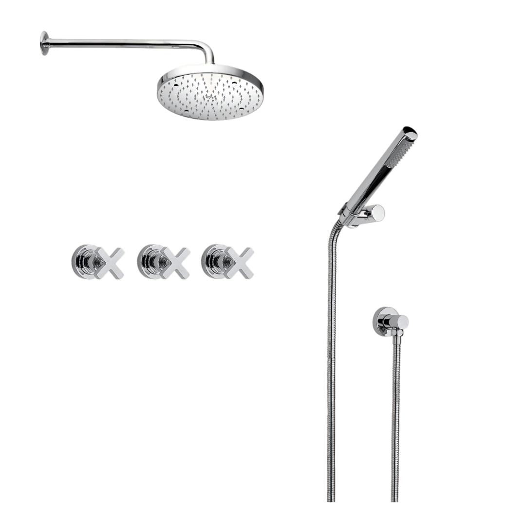 Душевой комплект Nicolazzi Monte Croce хром 2233EXTCR27