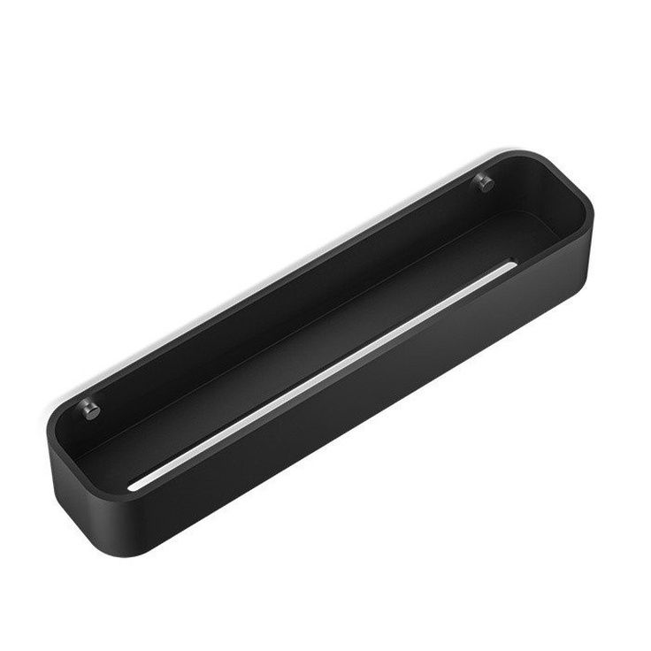 Полка-контейнер Decor Walther Stone 450х100х70 мм черный матовый/хром 0973964