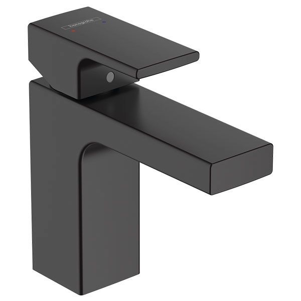 Смеситель для раковины Hansgrohe Vernis Shape 100 черный матовый 71569670