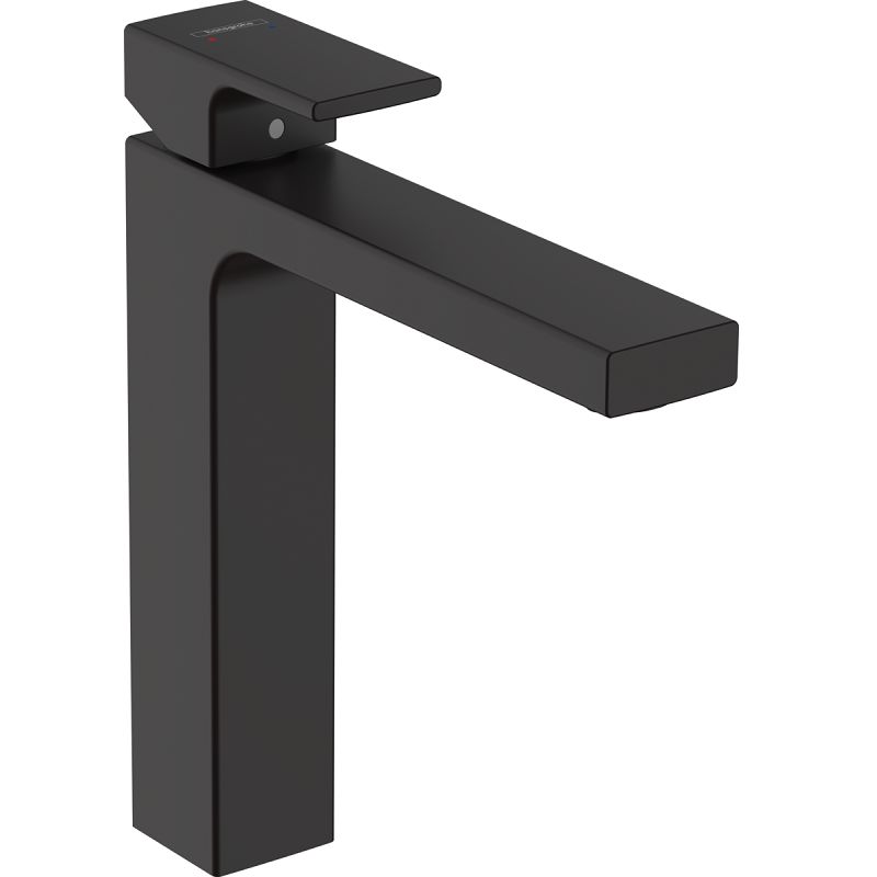 Смеситель для раковины Hansgrohe Vernis Blend бесконтактный черный матовый 71562670