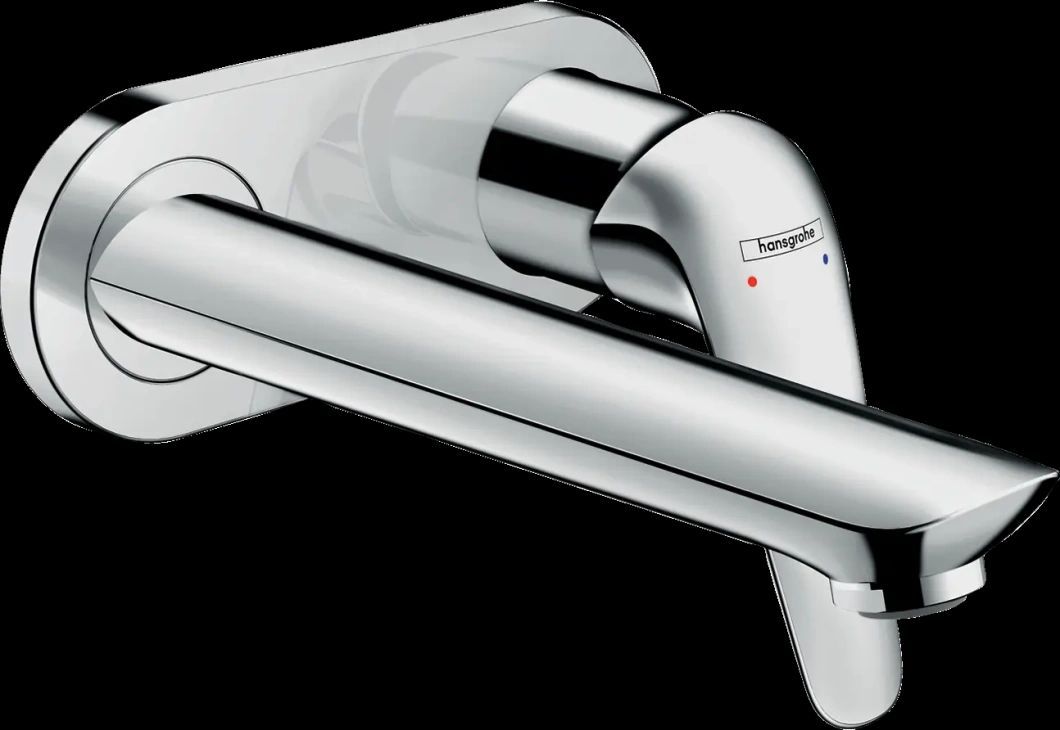 Смеситель для раковины hansgrohe Novus настенный комплект 71127000/13622180