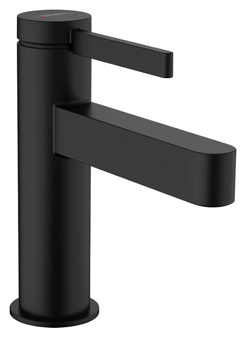 Смеситель для раковины Hansgrohe Finoris 100 однорычажный черный матовый 76010670