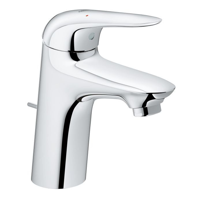 Смеситель для раковины GROHE Eurostyle 2015 Solid S-Size с донным клапаном хром 23707003