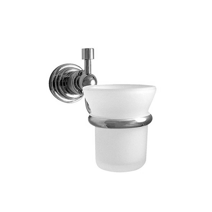 Стакан с держателем Nicolazzi Monte Croce 150х90 мм хром 1488 CR 27
