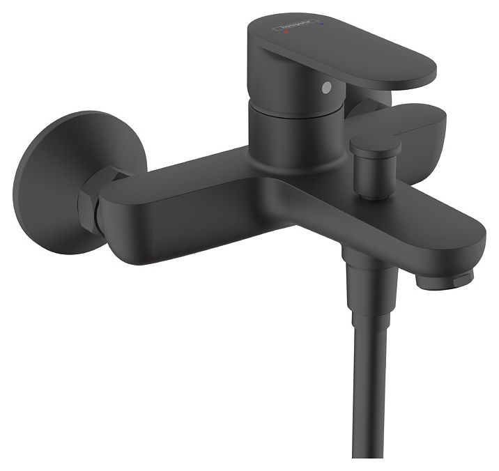 Смеситель для ванны Hansgrohe Vernis Blend матовый черный 71440670