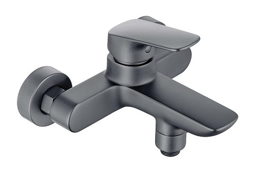 Смеситель для ванны Aquanet Vega оружейная сталь AQ1040BGM
