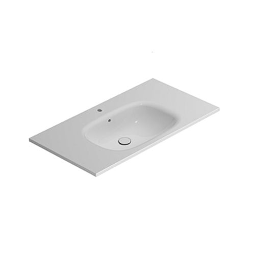 Раковина Globo BL096 960x510x180 мм 1 отверстие цвет белый BL096BI