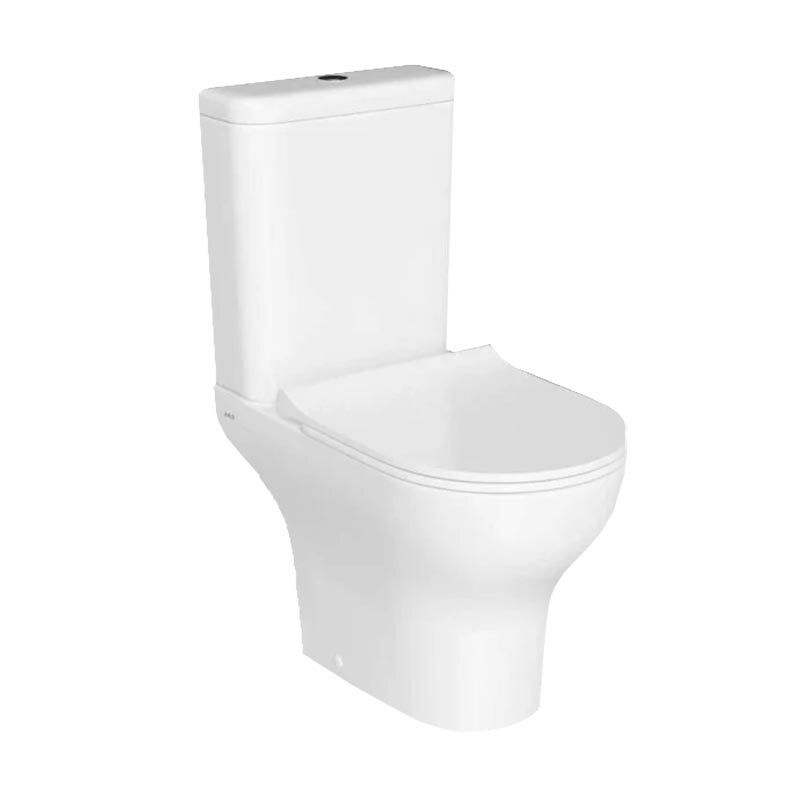 Унитаз-компакт VitrA Zentrum Open-back с тонким сиденьем микролифт 9012B003-7209