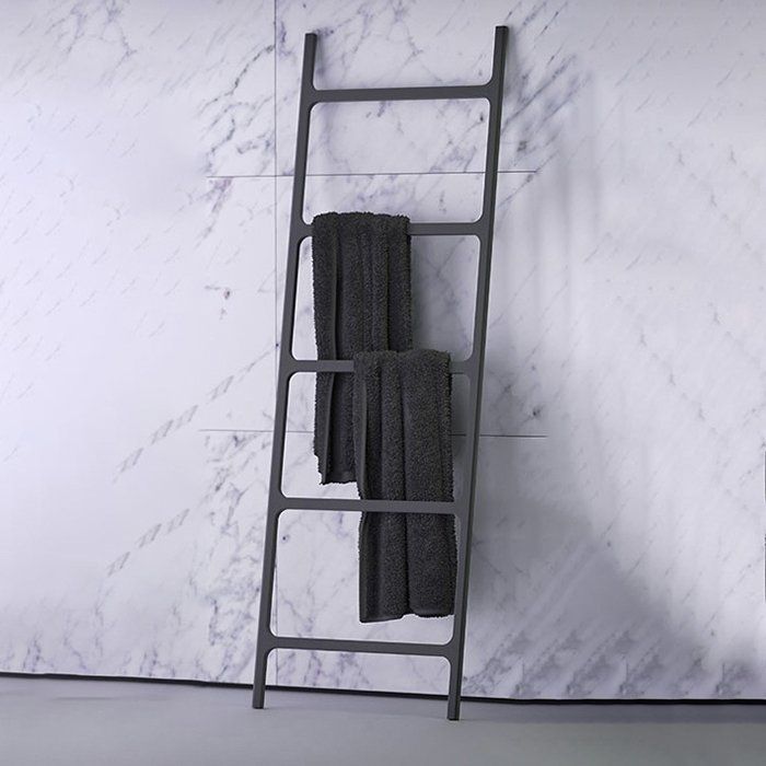 Полотенцедержатель-лестница Knief K-stone 183x660 мм черный матовый 060020003