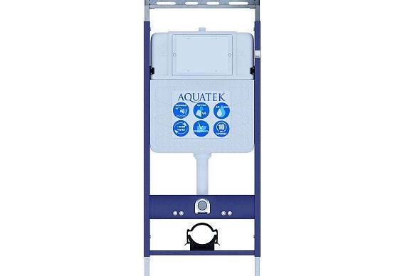 Система инсталляции для унитаза Aquatek Easy Fix 50 со звукоизоляцией и крепежом INS-0000010