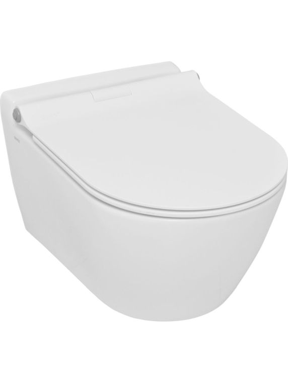 Унитаз подвесной Serel Smart с ободком 51.5x36 см SM25KSS110H