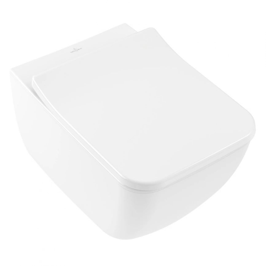Унитаз подвесной Villeroy & Boch Venticello DirectFlush с сиденьем SlimSeat 4611RS01