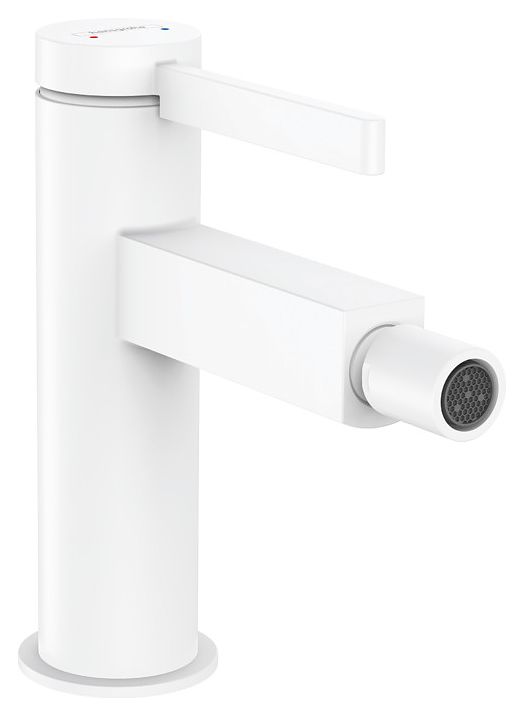 Смеситель для биде Hansgrohe Finoris белый матовый 76200700