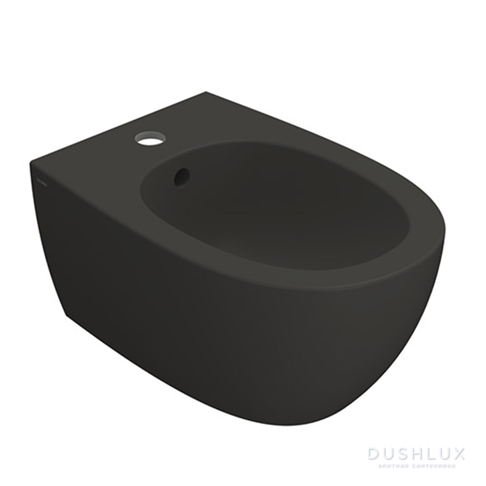Биде подвесное Globo 4ALL 360х540х270 мм дымчатый Smoke MDS09SK