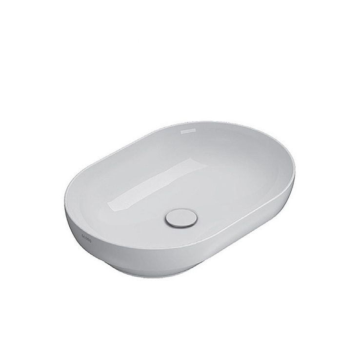 Раковина накладная Globo T-EDGE 600x410x140 мм цвет белый B6O61BI