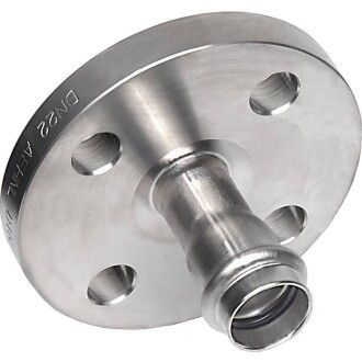 Пресс-фланец Sanha NiroPress AISI 304L PN10/16 DN 25/28 мм 691VAPF283