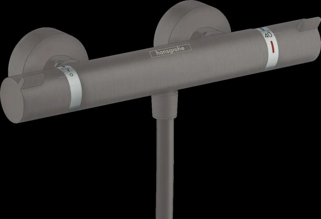 Термостат для душа Hansgrohe Ecostat Comfort шлифованный черный хром 13116340