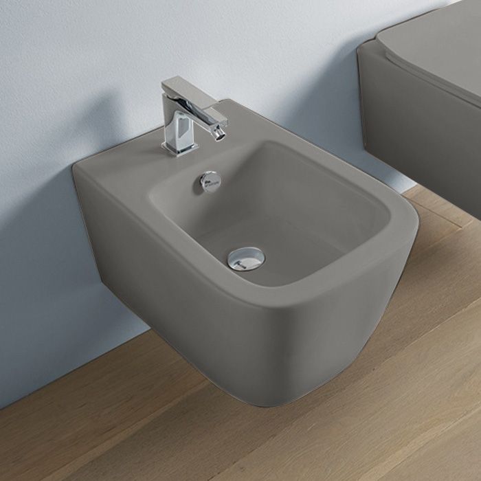 Биде подвесное Artceram A16 360х525х290 мм серо-оливковый Grey Olive ASB0011500