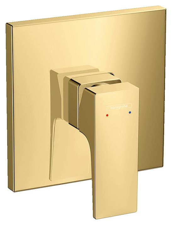 Комплект смеситель для душа Hansgrohe Metropol полированное золото 32565990 / 01800180