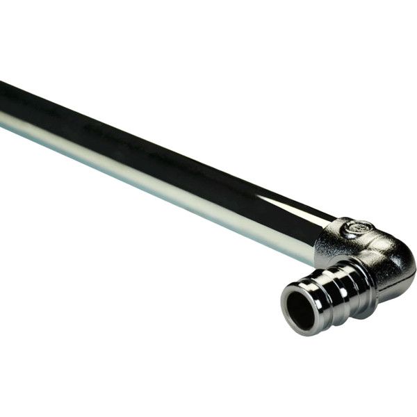 Угольник 90° Hogert GX 20х15 мм L-200 мм с хромированной трубкой GX128X014