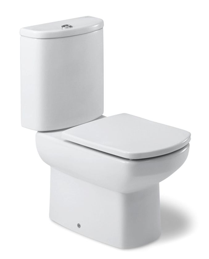 Комплект унитаза Roca Dama Senso Compacto чаша 342518000 + бачок 34151B000 + крышка ZRU9302991 R.342518000