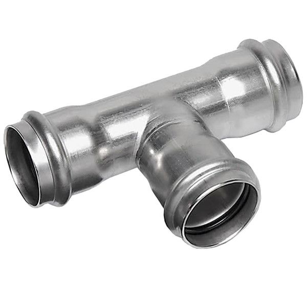 Тройник Sanha NiroPress AISI304L пресс 35x18x35 мм 6911303518353