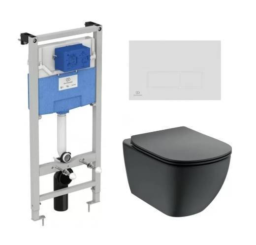 Комплект инсталляция с унитазом Ideal Standard Tesi T0079V3STC