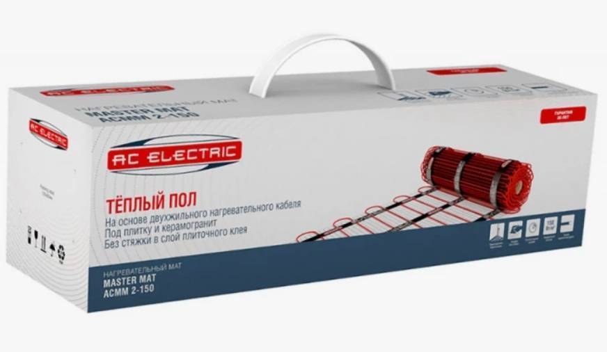 Нагревательный мат AC Electric ACMM 2-150-3 площадь 3 м² ACMM 2-150-3