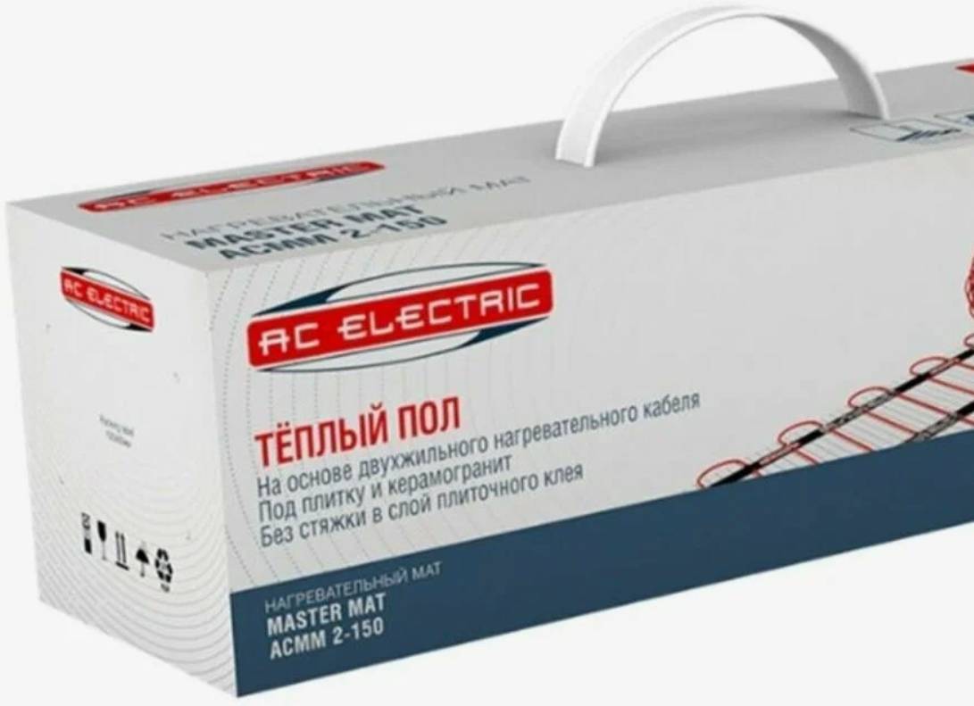 Нагревательный мат AC Electric ACMM 2-150-9 площадь 9 м² ACMM 2-150-9