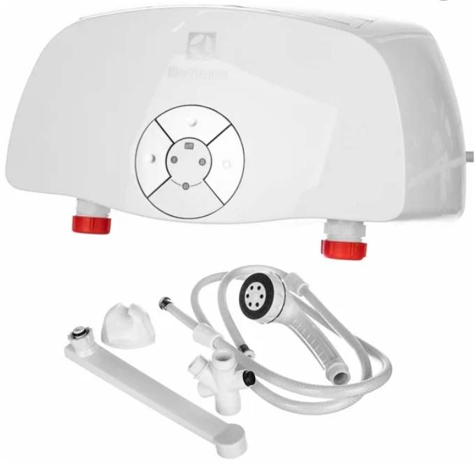 Водонагреватель проточный Electrolux Smartfix 2.0 TS (3.5 кВт) кран и душ 1017848