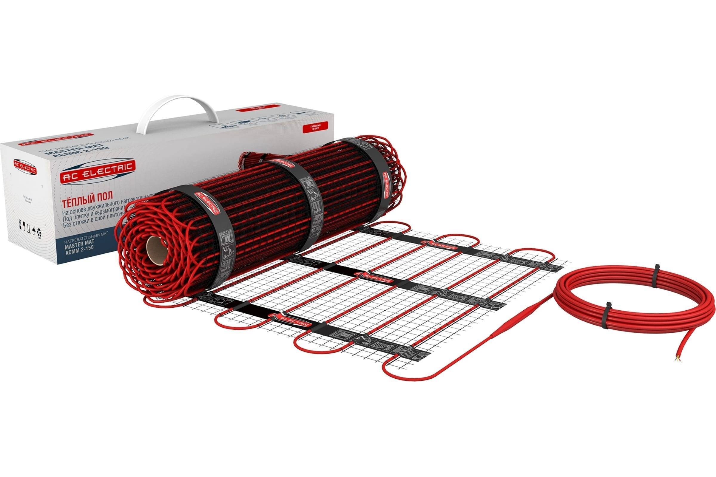 Нагревательный мат AC Electric ACMM 2-150-3.5 площадь 3.5 м² ACMM 2-150-3.5