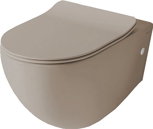 Унитаз подвесной Artceram File 2.0 370x520x370 мм коричневый матовый Brown Matera FLV006 41 00