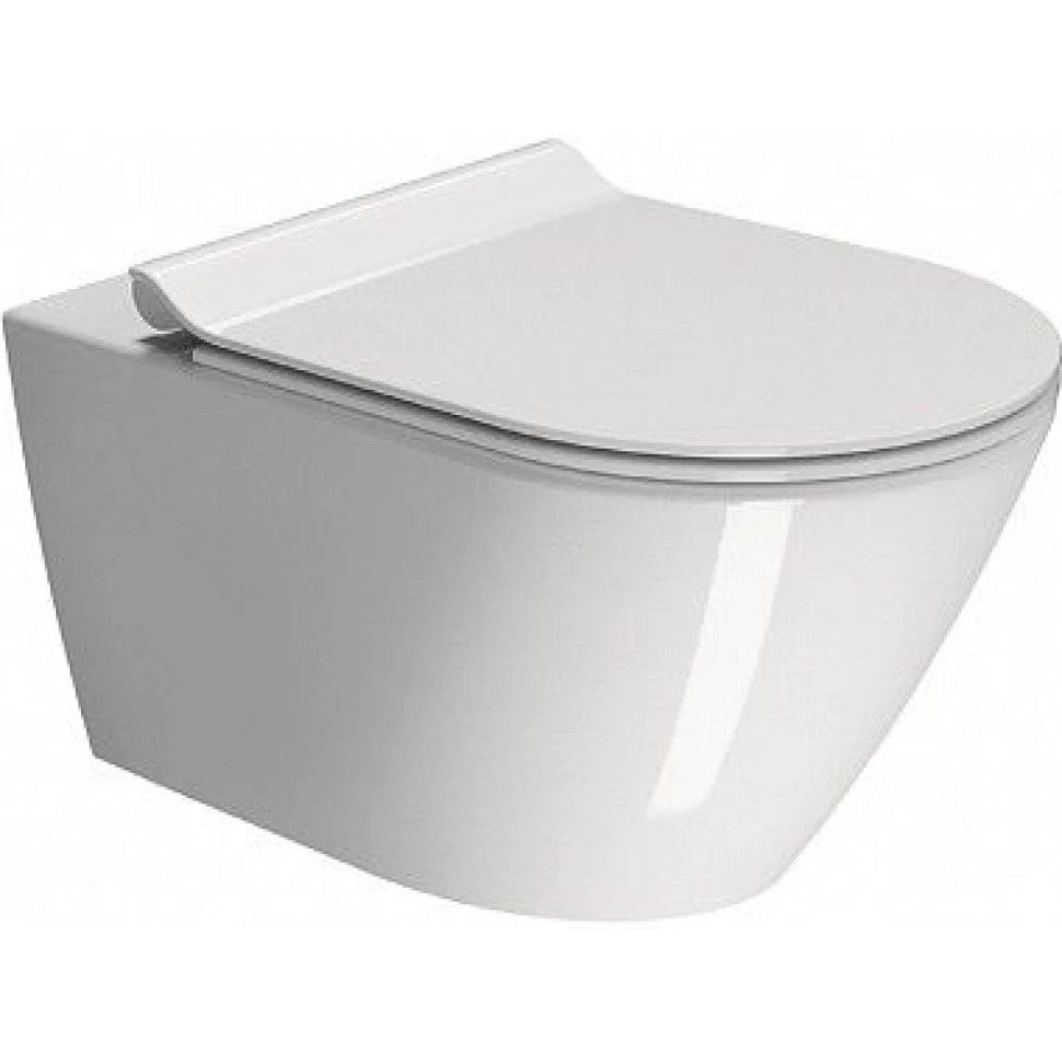 Унитаз подвесной Catalano Kube X 55x36 см безободковый Swirlflush 941511