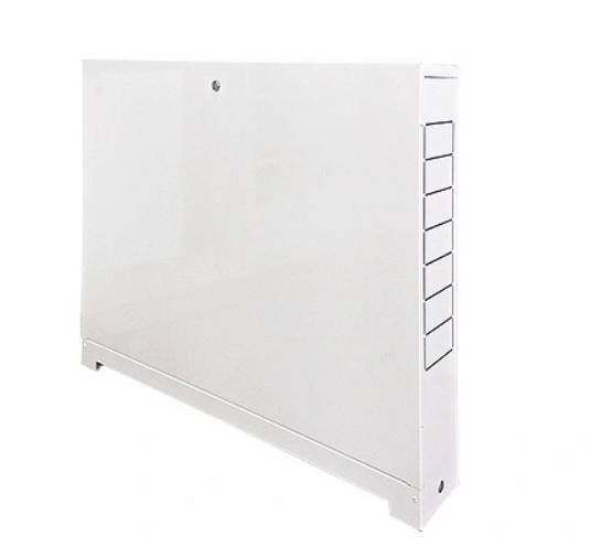 Шкаф коллекторный накладной Uni-Fitt ШРН-4 850х651х125 мм белый 480W4000 RAL 9016