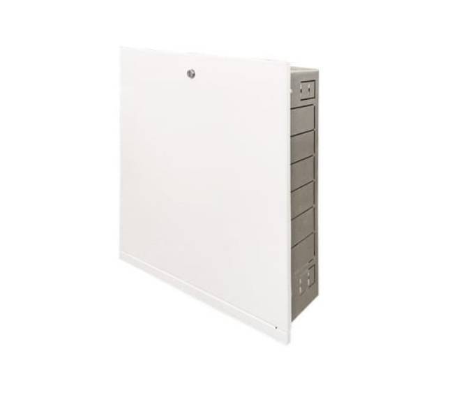 Шкаф коллекторный накладной Uni-Fitt ШРН-3 700х651х125 мм белый 480W3000 RAL 9016