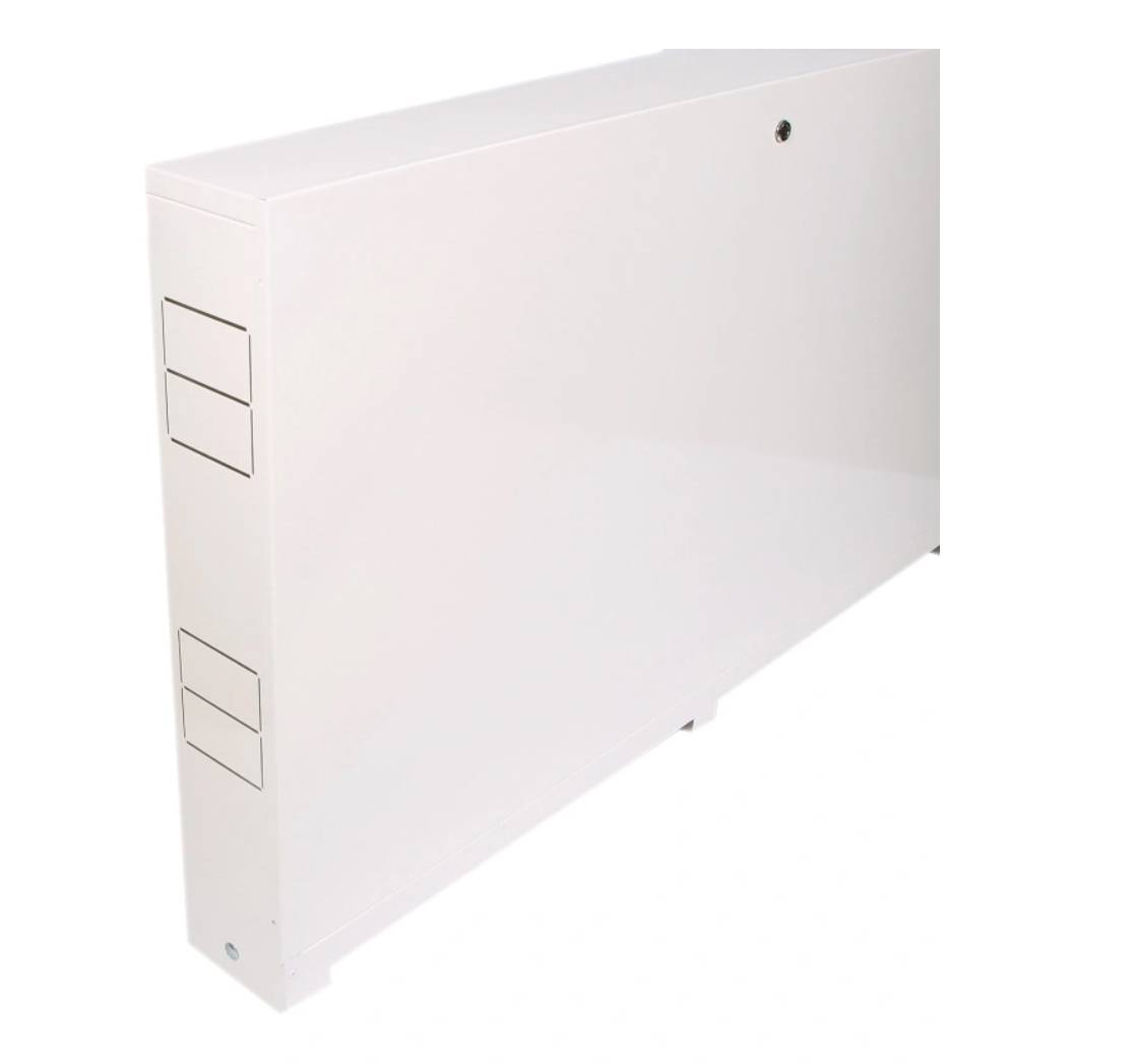 Шкаф коллекторный накладной Uni-Fitt ШРН-7 1304х651х125 мм серый 480G7000 RAL 7035