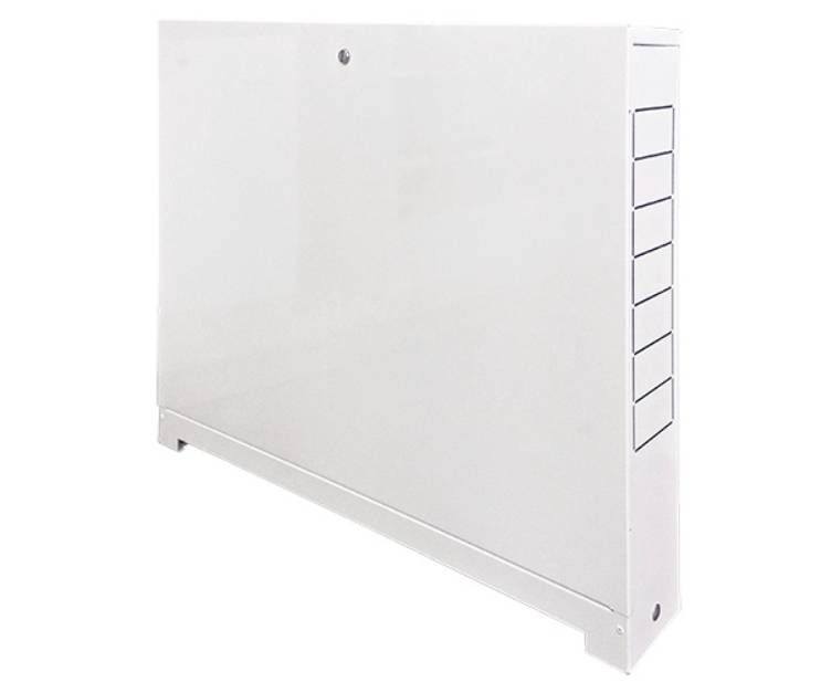 Шкаф коллекторный накладной Uni-Fitt ШРН-2 554х651х125 мм серый 480G2000 RAL 7035