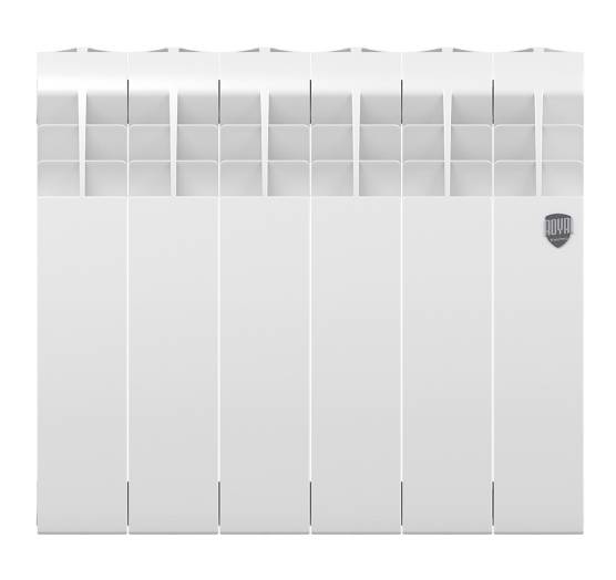 Радиатор биметаллический Royal Thermo BiLiner 350 6 секций Bianco Traffico НС-1197119