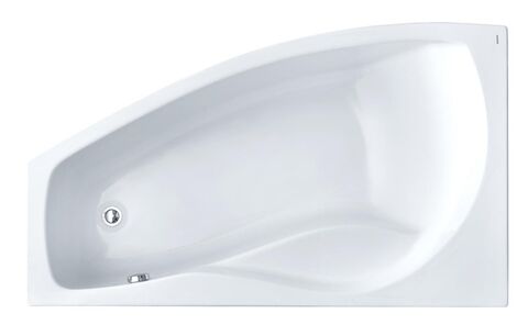 Ванна акриловая асимметричная Triton Майорка XL 160х95 см правосторонняя белая 1.WH11.1.990
